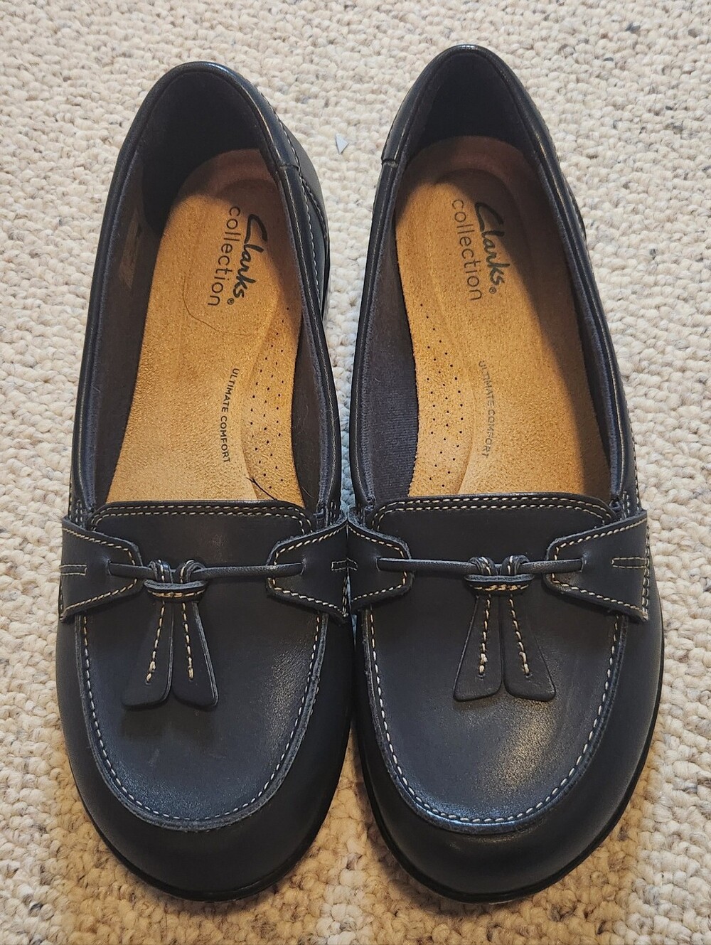 Clarks Ashland Bubble Loafer In Dark Teal Size 8.5